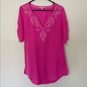 Banana Republic 100% silk tunic size XS